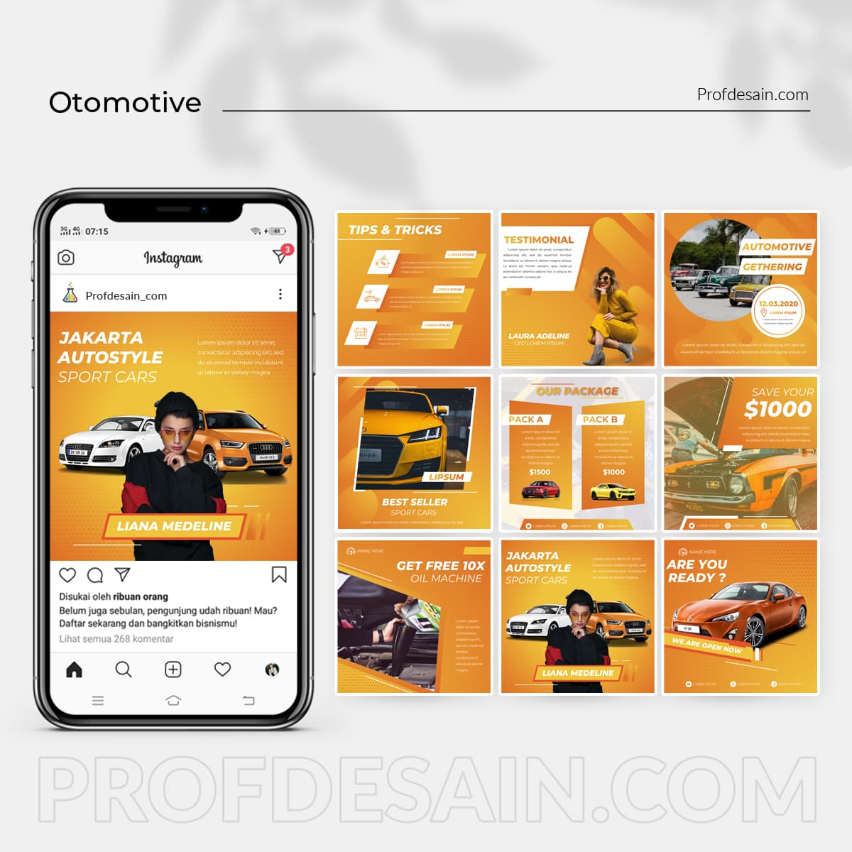 Desain Feed Instagram (9 slot) - 1