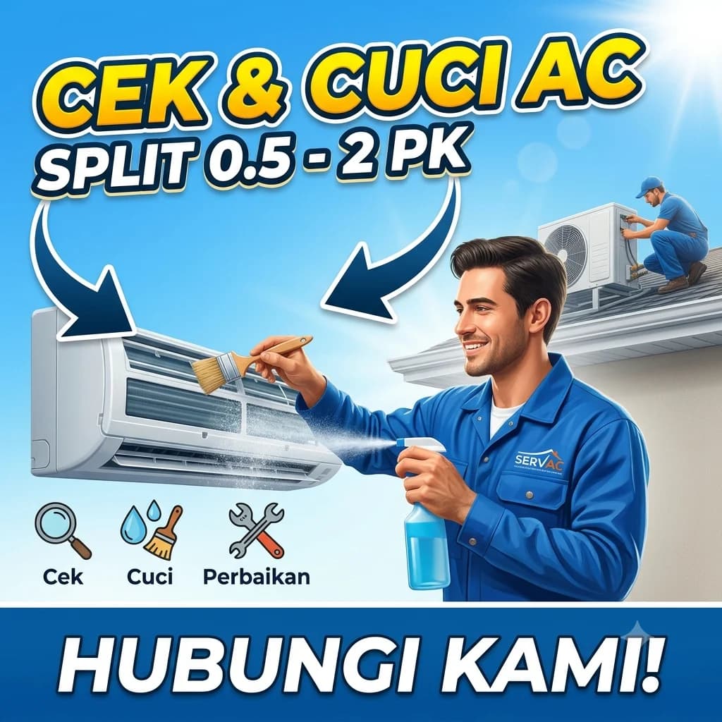 Servis AC Split - 1
